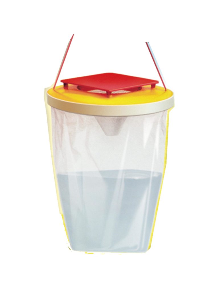 China hanging red top fly bag flying catcher trap with bait